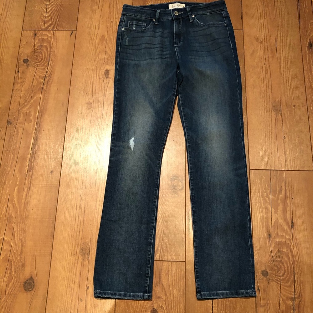Jessica Simpson Arrow Straight Midrise sz 28 Jeans